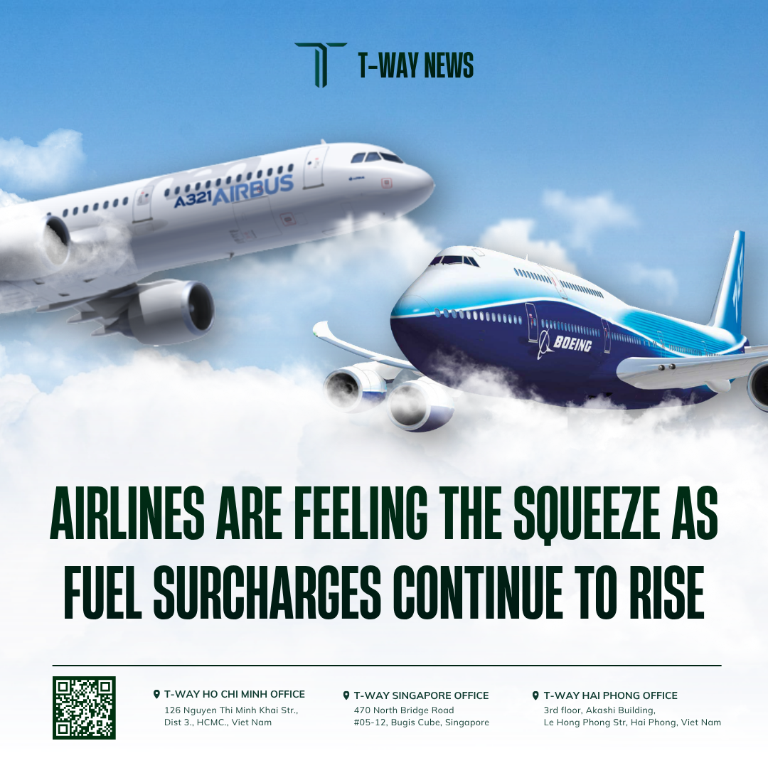 Aviation Sector Strained by Rising Fuel Surcharges